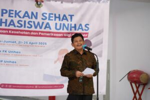 Direktur Utama BPJS Kesehatan Membuka Pekan Sehat Mahasiswa Unhas, Rektor Kesehatan Kekayaan Tidak Ternilai