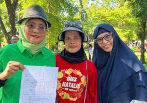 PDGKI Sulsel Periksa Gizi Pengunjung CFD Unhas, Prof. Farida Alhamdulillah, Saya Sehat
