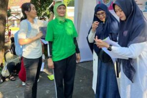PDGKI Sulsel Periksa Gizi Pengunjung CFD Unhas, Prof. Farida Alhamdulillah, Saya Sehat