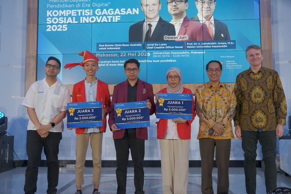 Kompetisi Gagasan Inovatif 2025, Rektor JJ Gagasan Anak Muda adalah Masa Depan