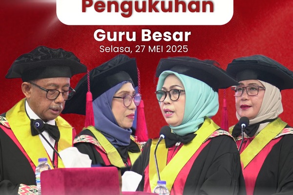 Pidato Penerimaan Empat Guru Besar Fakultas Teknik Horison Kekayaan Ilmu Teknik