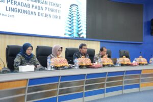 Unhas Tuan Rumah Sosialisasi dan Bimbingan Teknis Aplikasi PERADAB bagi PTNBH se-Indonesia
