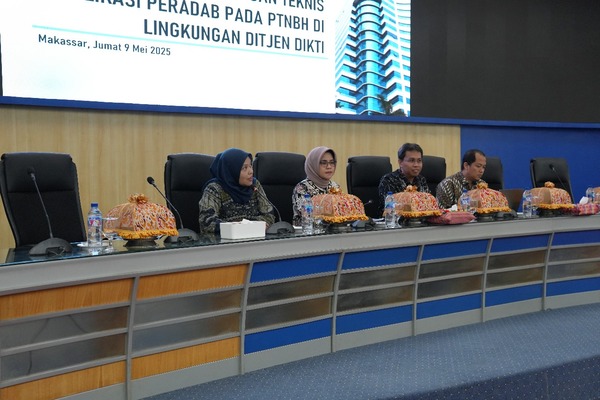 Unhas Tuan Rumah Sosialisasi dan Bimbingan Teknis Aplikasi PERADAB bagi PTNBH se-Indonesia