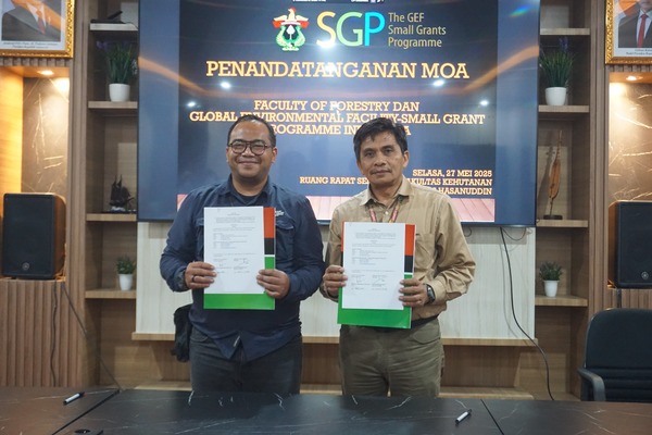 Fakultas Kehutanan Unhas dan GEF-SGP Sepakat Kerja Sama Pengembangan Tridarma Perguruan Tinggi
