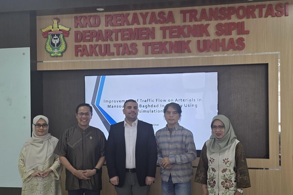 Mahasiswa Asing Asal Irak Tuntaskan Studi Magister Teknik Sipil di Unhas