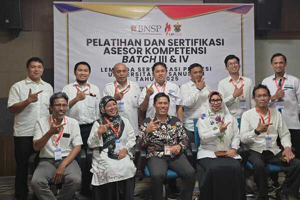 44 Dosen Unhas Direkomendasikan Kompeten Sebagai Asesor, Rektor Asesor adalah Ujung Tombak LSP