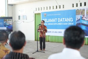 Kapal Unhas Explorer 2 Tiba di Makassar, Memperkuat Visi Kampus Maritim