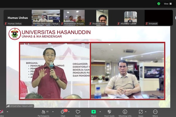 Unhas Perkuat Sinergi Bersama Alumni melalui Dialog Terbuka