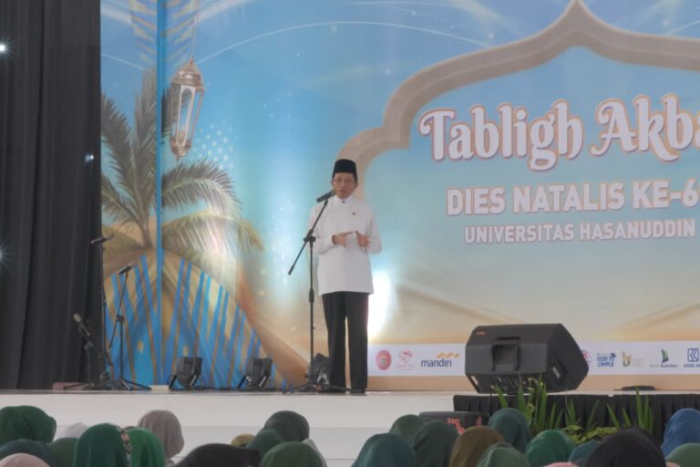 Unhas Hadirkan Menteri Agama dalam Tablig Akbar dan Doa Bersama