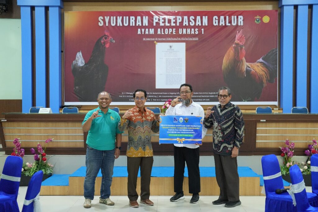 Unhas Resmikan Pelepasan Galur Ayam Alope Unhas-1 sebagai Inovasi Unggulan Riset Peternakan