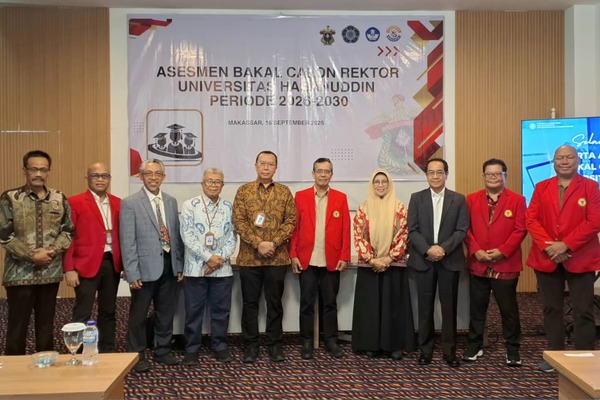 Enam Bakal Calon Rektor Unhas Periode 2026-2030 Jalani Proses Assesmen Psikologi