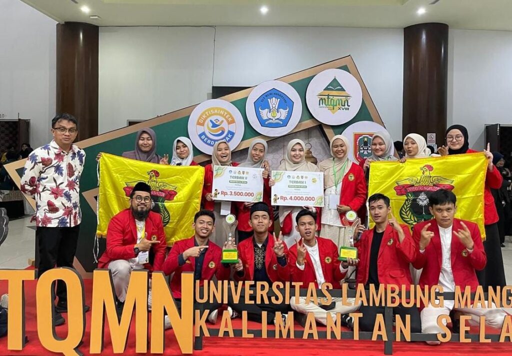 Mahasiswa Unhas Persembahkan Medali Emas dan Perak di MTQMN 2025