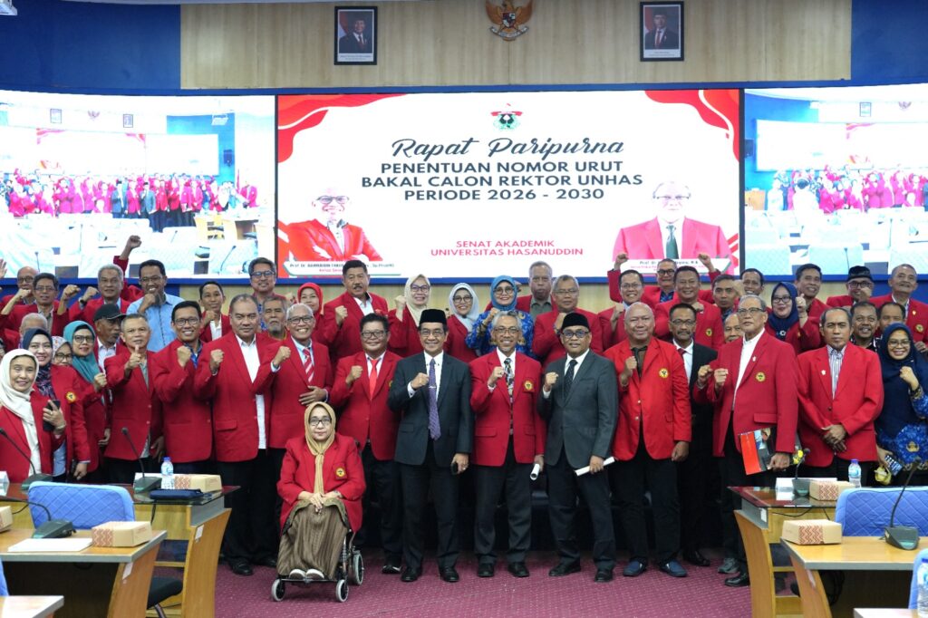 Proses Penyaringan Bakal Calon Rektor Unhas Periode 2026-2030 oleh Senat Akademik Dimulai (2)