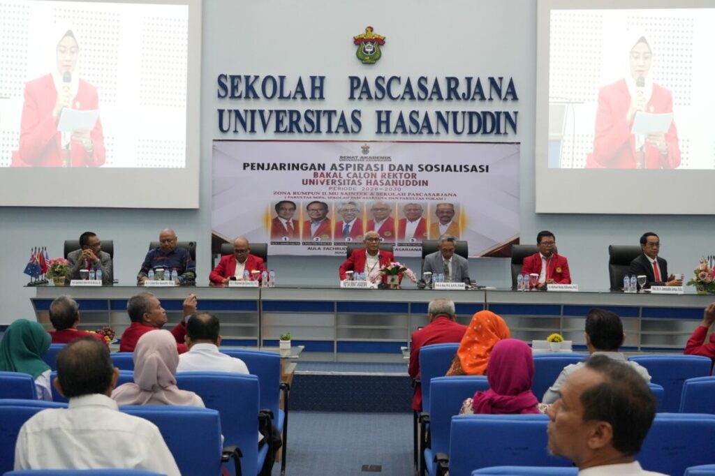 Sosialisasi Hari Pertama, Para Bakal Calon Rektor Unhas Terima Berbagai Aspirasi Sivitas Akademik