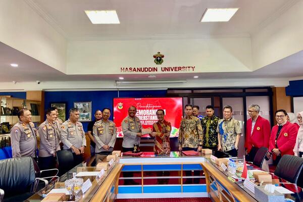 Ketahanan Pangan Perlu Kolaborasi Lintas Sektor, Unhas dan Polres Enrekang Teken Kerja Sama