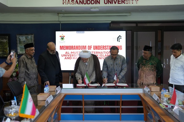 Unhas dan Al Mustafa International University Jalin Kerja Sama Akademik Internasional