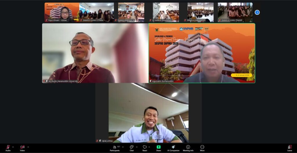 Unhas Mulai Gelar Sosialisasi dan Promosi Penerimaan Mahasiswa Baru 2026