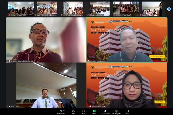 Unhas Mulai Gelar Sosialisasi dan Promosi Penerimaan Mahasiswa Baru 2026