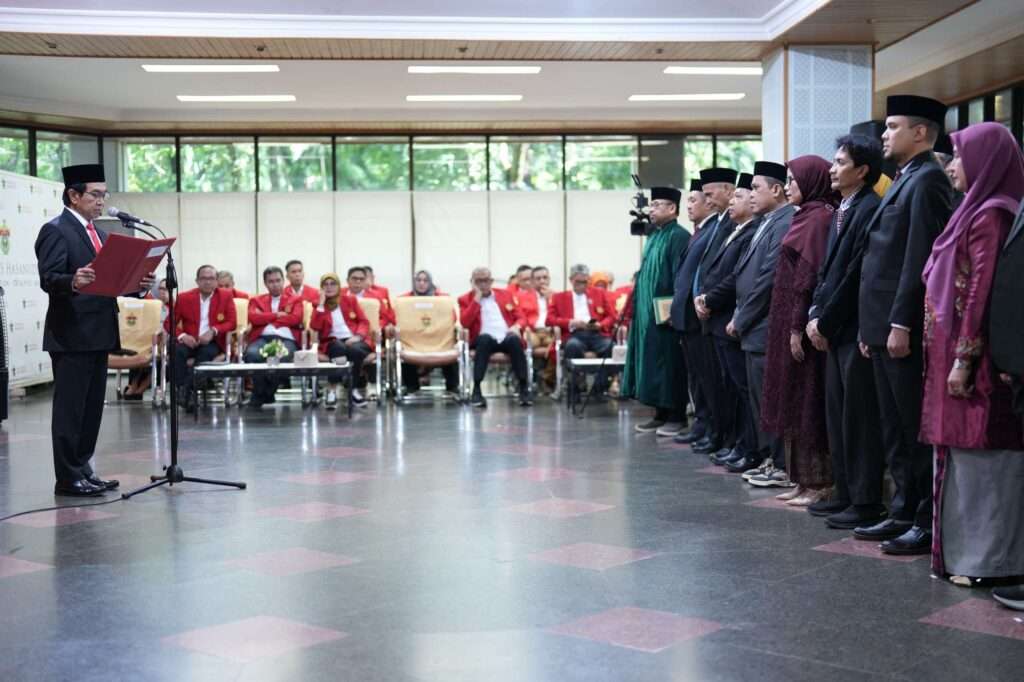 Berikut Nama-nama 47 Pejabat Baru Universitas Hasanuddin yang Dilantik Hari Ini