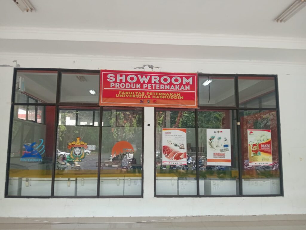 Showroom Fapet Unhas, Laboratorium Kewirausahaan dan Pusat Produk Olahan Ternak Berkualitas