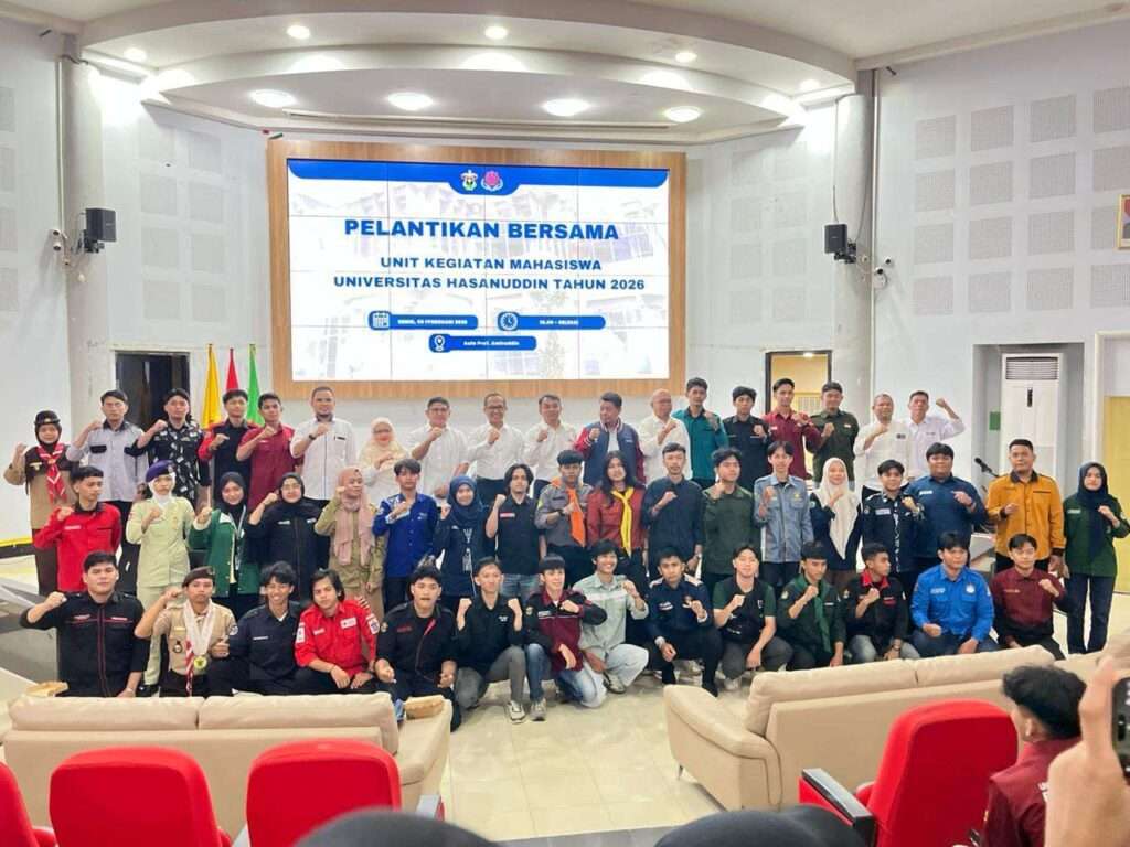 Unhas inaugurates 2026 UKM leaders, promotes creative and academically integrated activities