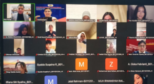Online class video call with multiple student participants