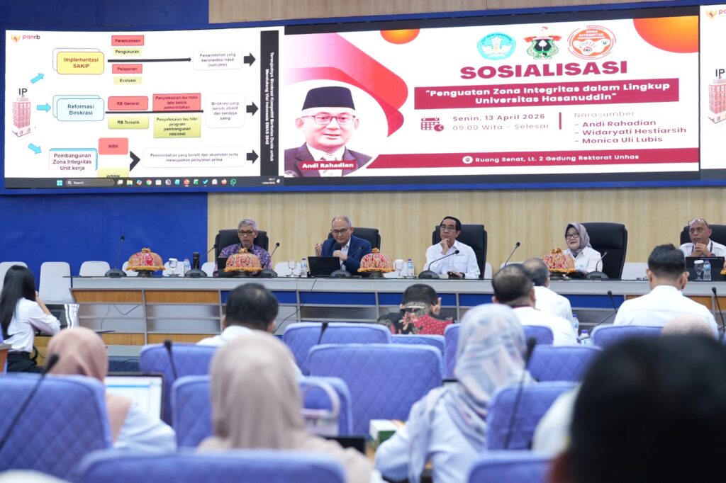 Seminar sosialisasi Zona Integritas di Universitas Hasanuddin