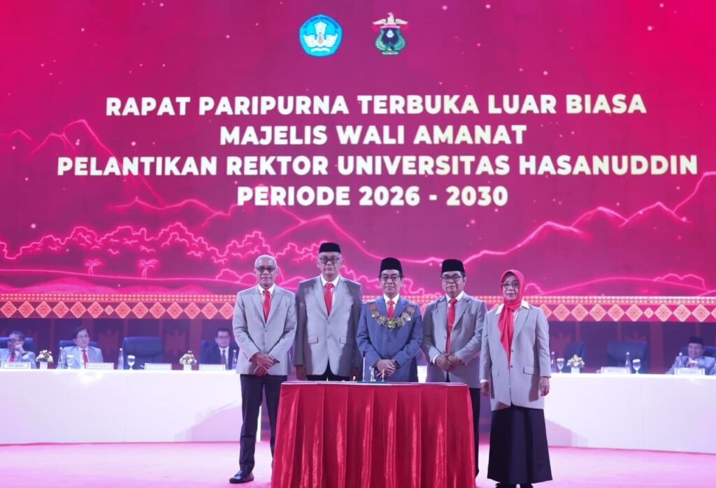 Pelantikan Rektor Universitas Hasanuddin 2026-2030