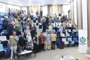 Peserta acara Wikimedia Indonesia di auditorium