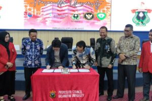 Penandatanganan kerja sama di Universitas Hasanuddin