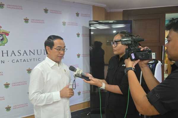 Wawancara media di Universitas Hasanuddin