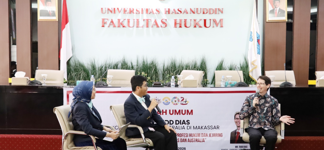 Panel discussion at Hasanuddin University Faculty of Law