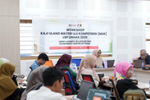 Workshop kaji ulang materi uji kompetensi LSP Unhas