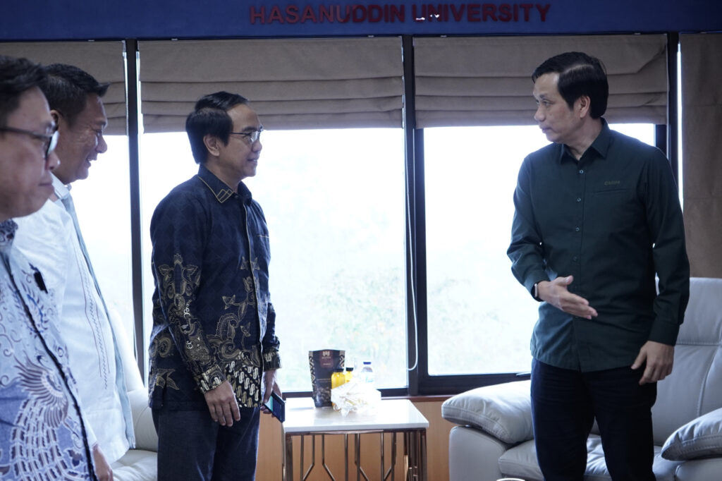Pertemuan resmi di Universitas Hasanuddin