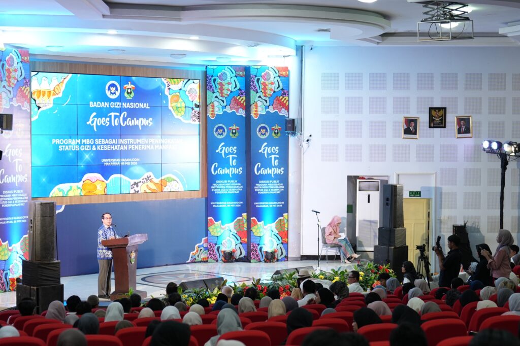 Seminar Badan Gizi Nasional di auditorium kampus