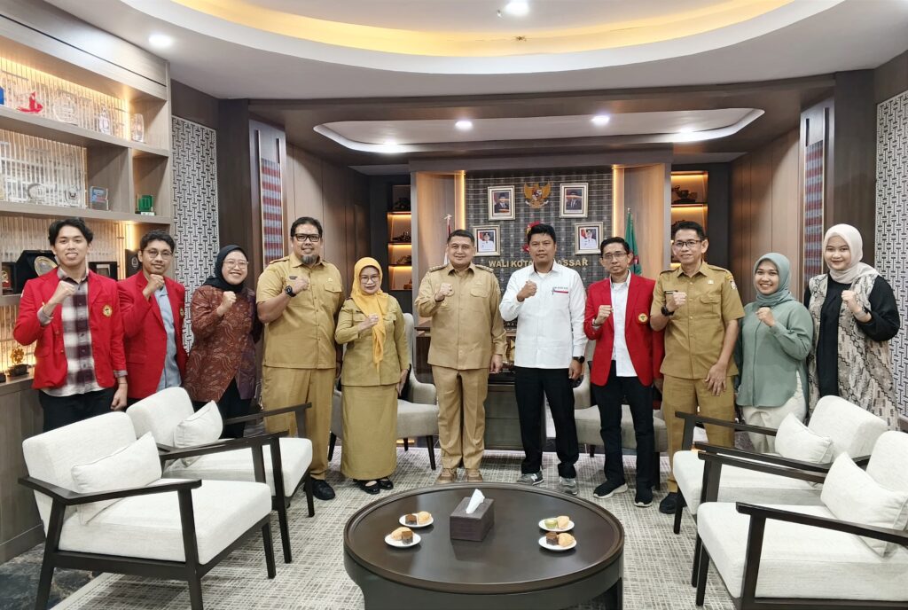 Pertemuan resmi di kantor Wali Kota Makassar