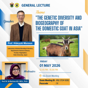 General lecture poster about domestic goat genetics