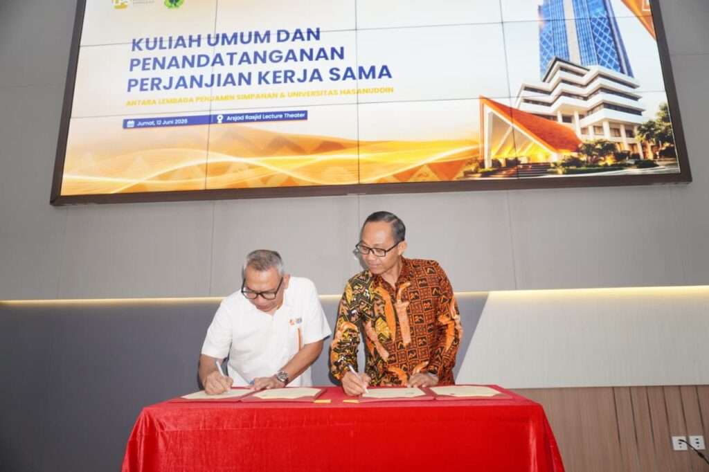 Penandatanganan kerja sama LPS dan Universitas Hasanuddin