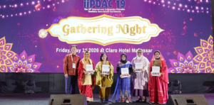 Award recipients on stage at IPDAC 19 event
