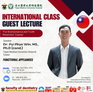 International guest lecture poster featuring Dr. Pyi Phyo Win
