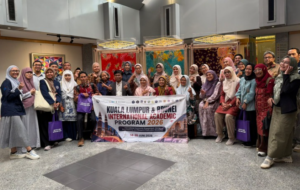 Group photo at international academic program 2026
