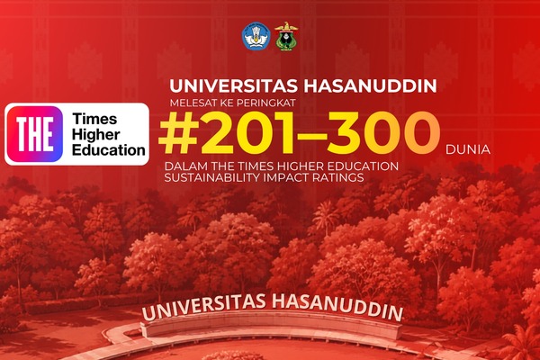 Universitas Hasanuddin ranked 201–300 in THE rankings