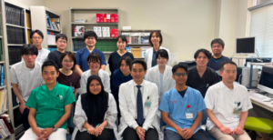 Medical team posing in clinic office