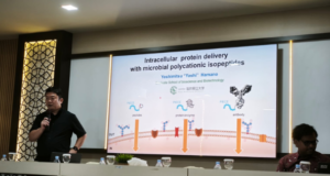 Conference presentation on intracellular protein delivery slide