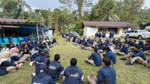tiba di weri, tim ekspedisi patriot unhas mulai misi riset multidisiplin di fakfak timur