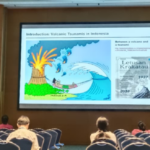 Lecture slide about volcanic tsunamis in Indonesia