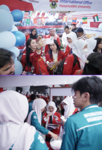 Students gather at Hasanuddin University international office fair
