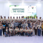 Farmers and organizers pose at Harvesting the Future workshop