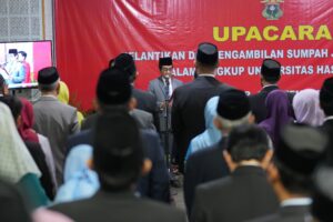 Lantik 110 Pejabat, Rektor Unhas Tekankan Kinerja dan Kolaborasi untuk Pejabat Baru
