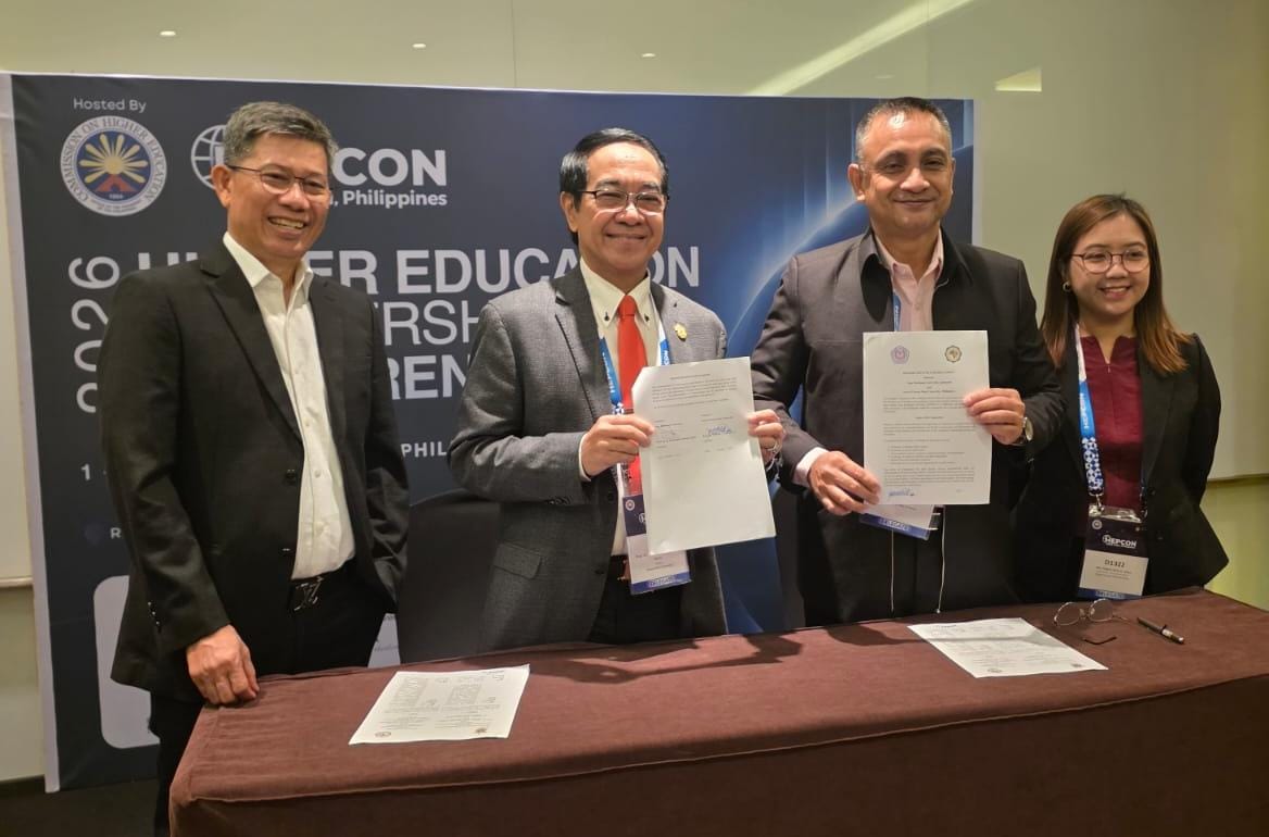 Di HEPCON 2026, Prof. JJ Tandatangani MoU Mewakili Unhas dan Unsrat dengan Kampus Filipina